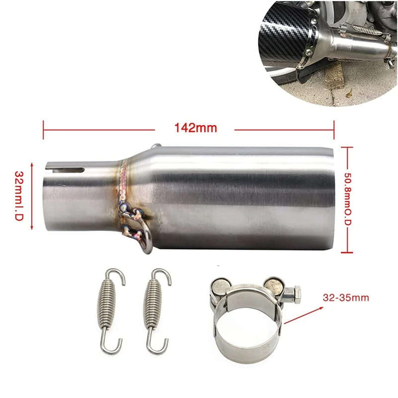 Motorcycle Exhaust Pipe Slip-on Escape for Piaggio MP3 125 BEVERLY 125 300 X10 125