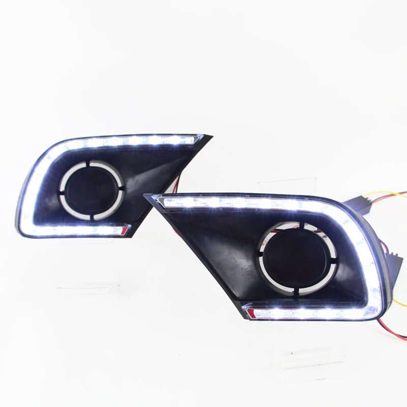 Front Daytime Running Light Fog Lamp Light for Toyota Innova 2012-2015 Accessories