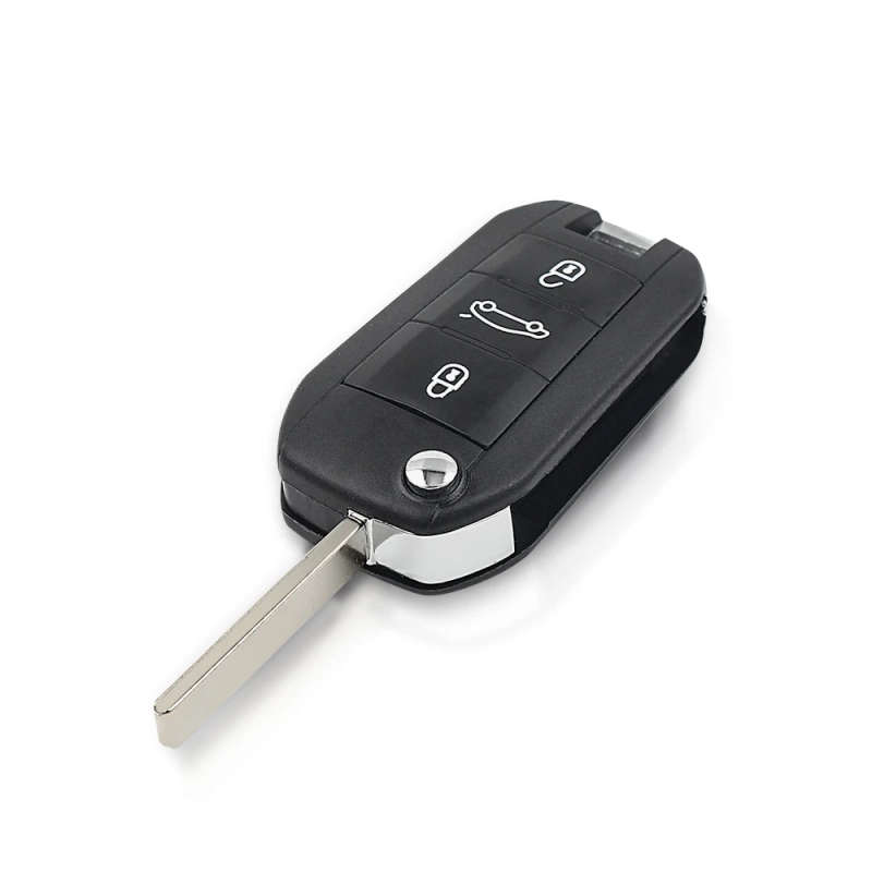For Peugeot 208 2008 301 308 5008 508 Hella HU83/VA2 Blade 434MHz ID46 Car Remote Key 3 Buttons