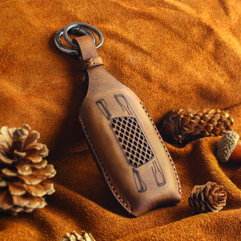 genuine leather Car Key Case Cover For Audi A1 A2 A3 A4 A5 A6 A7 TT Q3 Q5 Q7 R8 S6 S7 S8 B5 B6