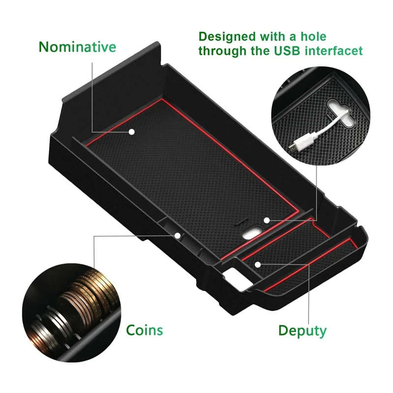 Car Central Armrest Storage Box for Mazda CX-30 CX30 2020 2021