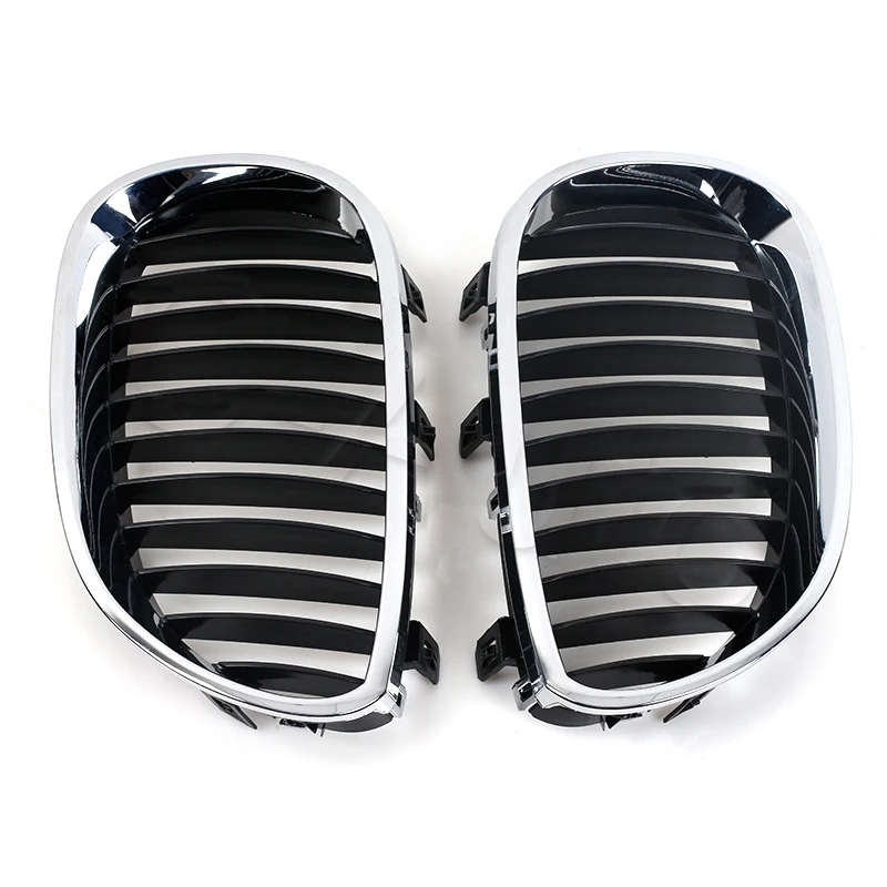 Front Chrome Grille Radiator Grill for BMW E60 E61 520i 523i 525i 530i 525d 535d 540i 545i 550i