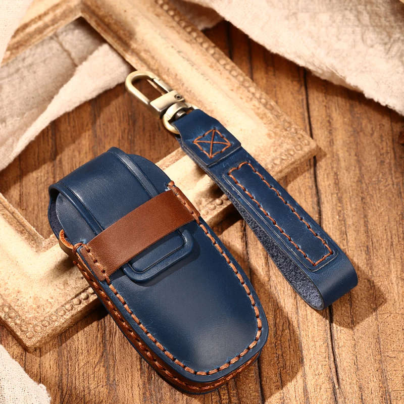Remote Key Fob Holder Cover Case For Ford Edge Explorer Fusion 2015-17 Smart Key Fob 3 Buttons