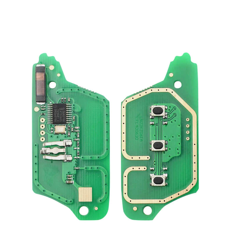 For Renault Scenic III Megane III Fluence 2009-15 VA2 Blade Fob 2/3 Buttons PCF7961 Chip Remote Key