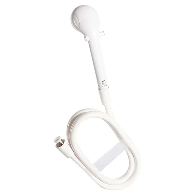 RV Shower Head with Hose for RV, Camper, Van, Travel Trailer, Motorhome and Boat, White