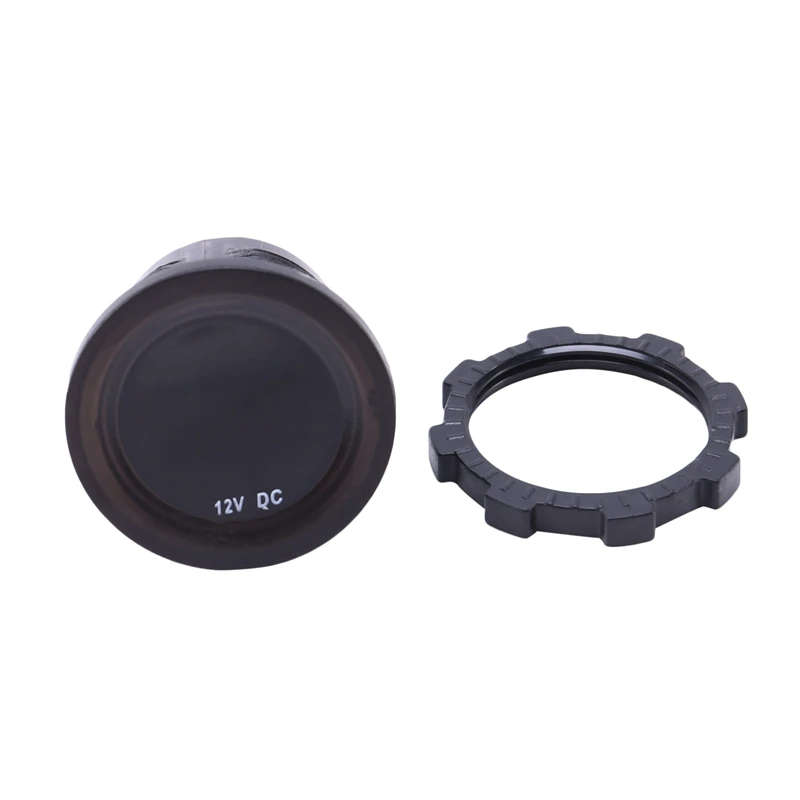 2X DC12V RD Digital Voltmeter Three Wires Vehicles Motorcycles Boat Cars Voltage Panel Meter