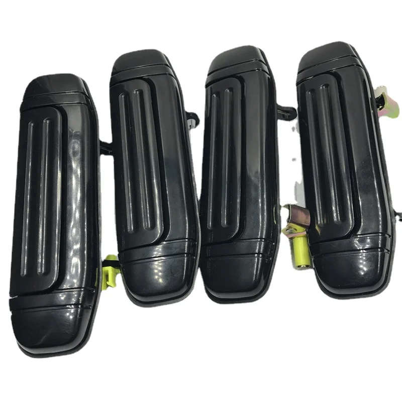 Black 4pcs full set car front rear Outer Door Handle for Mitsubishi Pajero Montero V31 V32 V33 V43