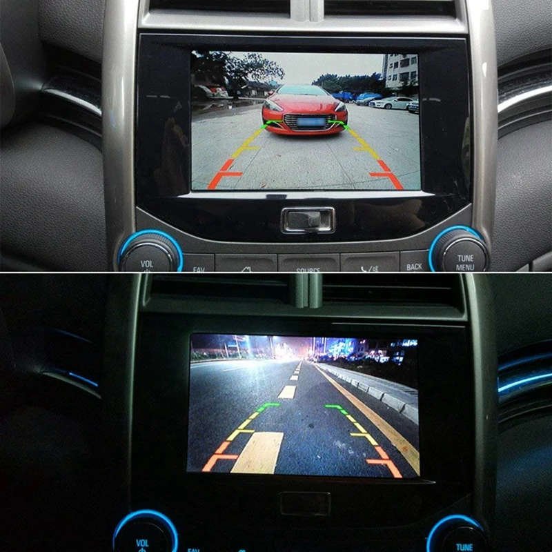 Car Rearview Backup Camera Vehicle Backup License Plate Cameras LED Night Vision for Volvo