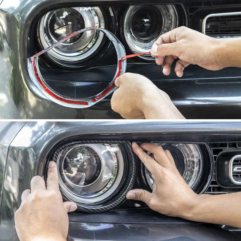 For 2015-2021 Dodge Challenger Headlight Cover Front Fog Light Cover