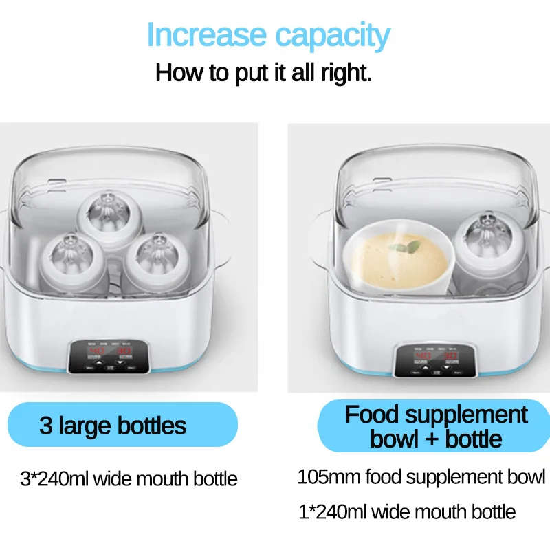 bottle warmer and sterilizer