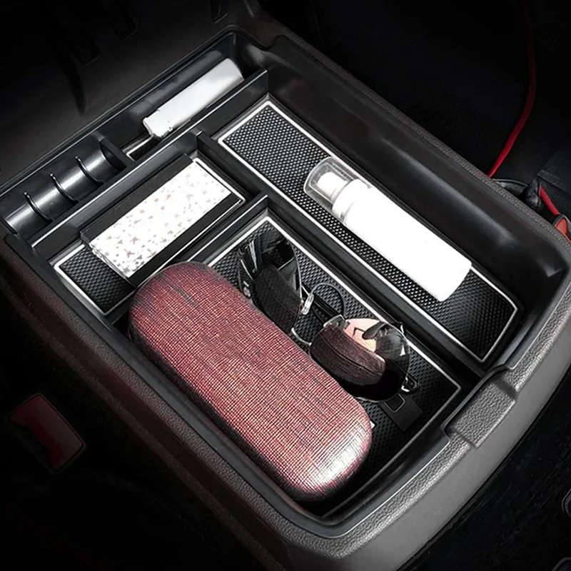 Car Central Console Organizer Tray Armrest Storage Box for Atlas 2018-21 Insert Divider Pallet