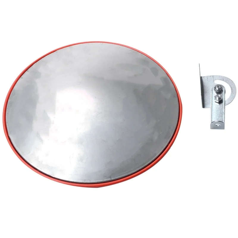 30Cm Wide Angle Security Road Mirror Curved for Indoor Burglar Outdoor Safurance Roadway Safety