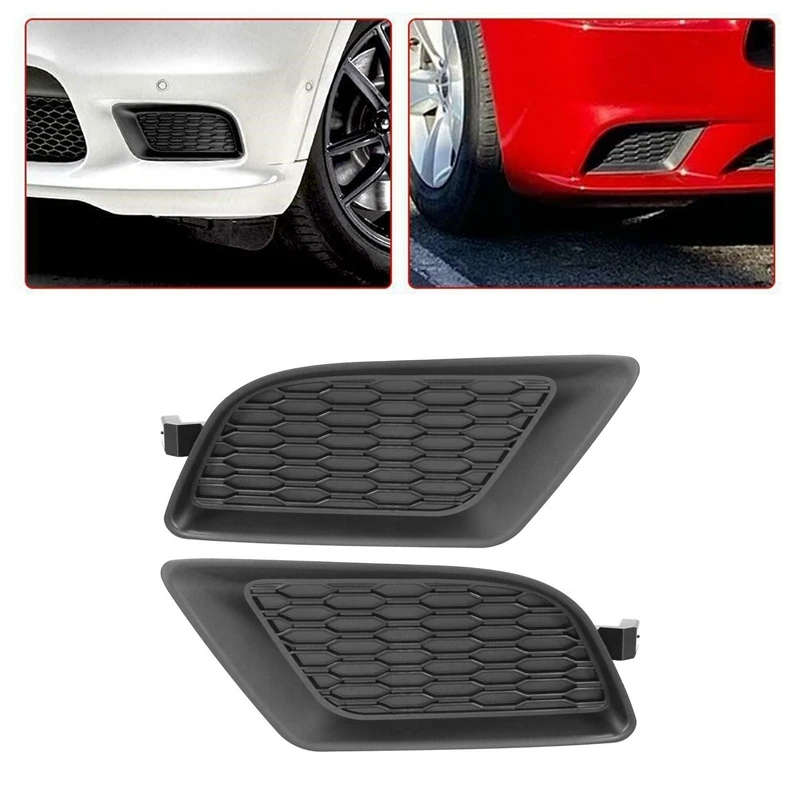 Fog Light Lamp Cover Hole Plug Insert Bezel Front Bumper for Dodge Charger 2011 2012 2013 2014