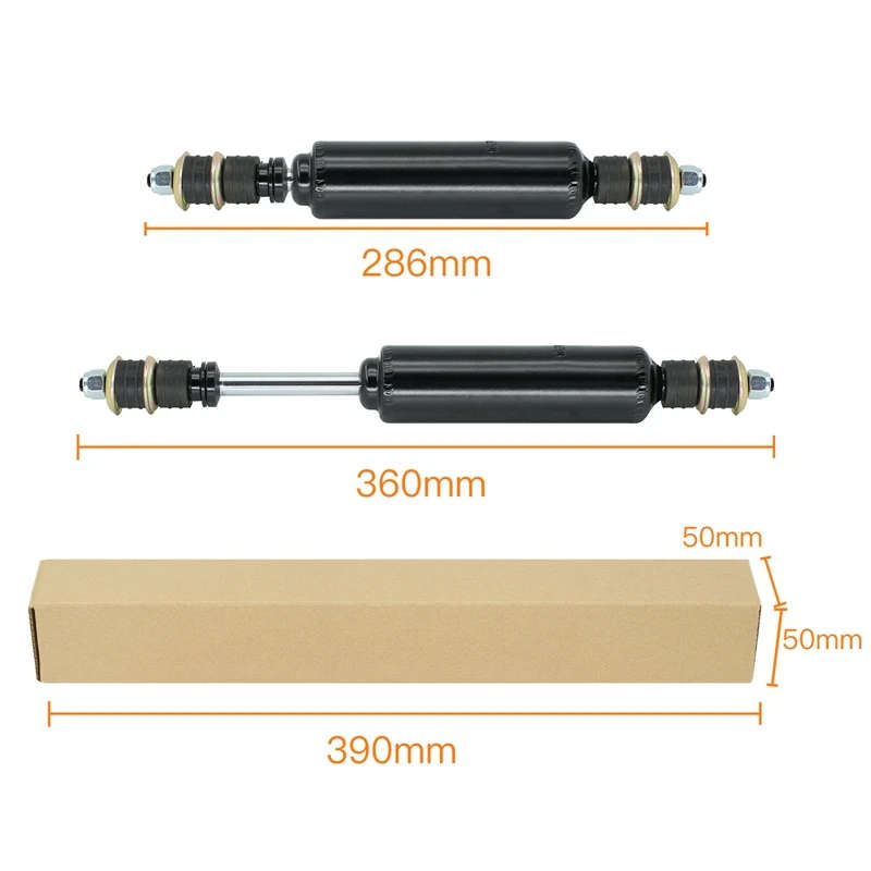 For Club Car Precedent Golf Cart Pioneer Rear Shock Absorber Set 2004 and Up
