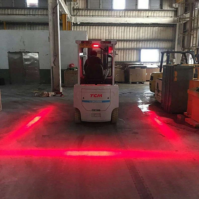 4 Inch 30W Red Line LED Forklift Truck Car Warning Lamp Safety Working Light