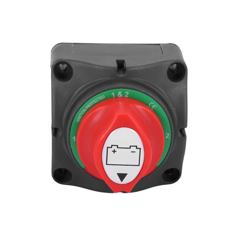 2X 3 Position Disconnect Isolator Master Switch, 12-60V Battery Power Cut Off Kill Switch
