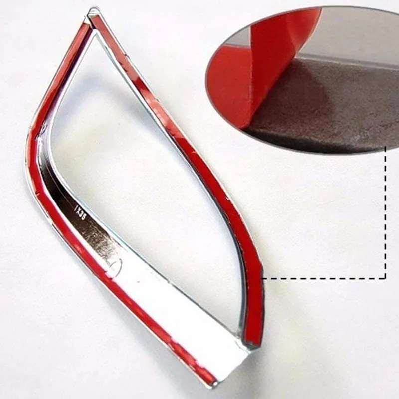 ABS Chrome Rear Fog Lights Cover Foglight Fog Lights Lamp Trim for Hyundai Tucson Ix35 2010-15