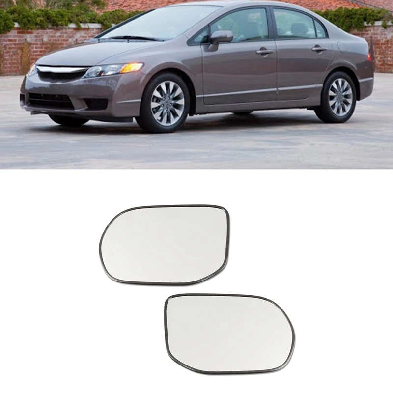 Car Outer Rearview Mirror Glass Side Mirror Lens for HONDA CIVIC FA1 FD1 2006-2011