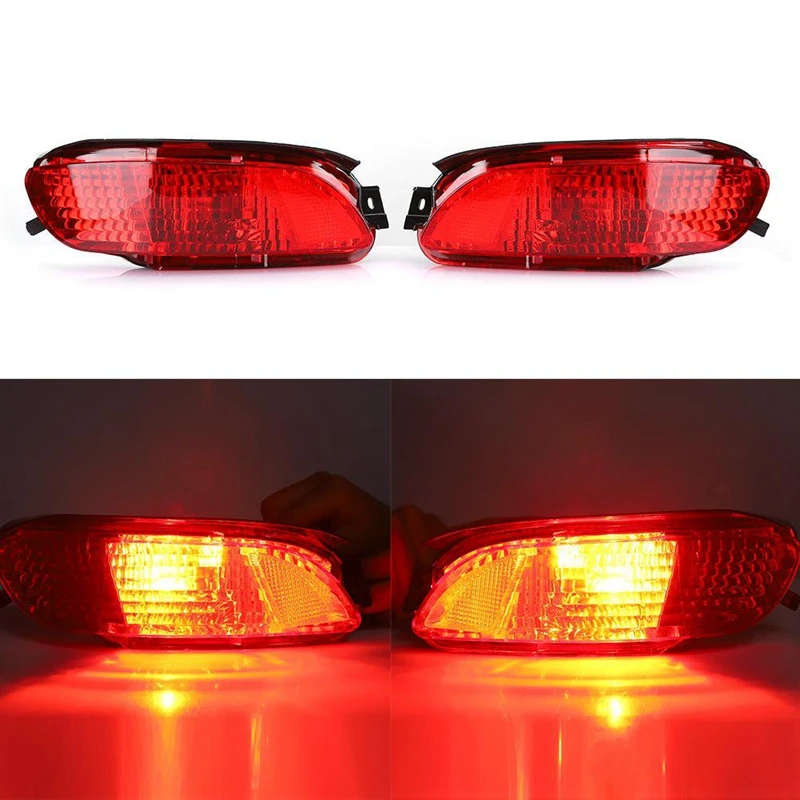 2Pcs Car Fog Lamp Rear Bumper Light Fog Lamp Parking Warning Light for Lexus RX330 RX350 RX400H