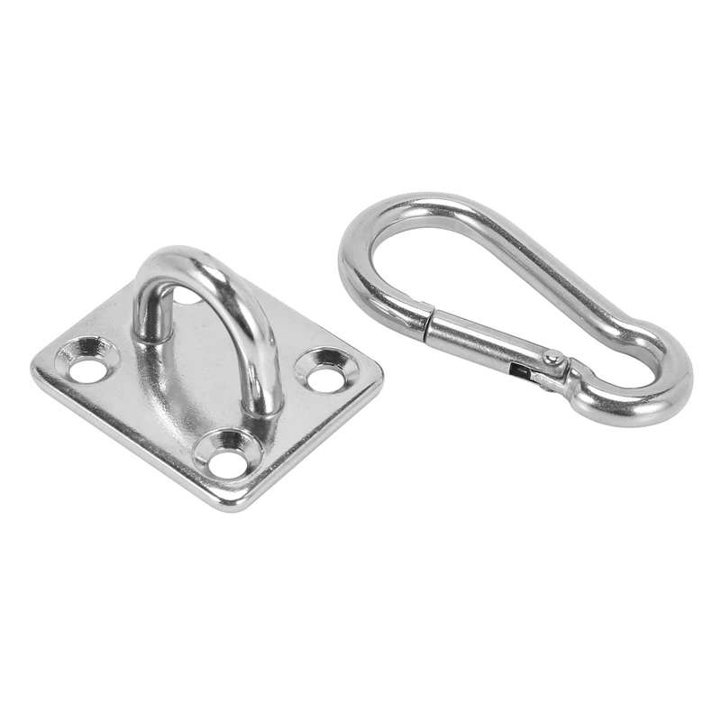 60X Suspended Ceiling Wall Mount U-Shaped Hooks Stainless Steel Heavy Duty Hammock Hammock Hook
