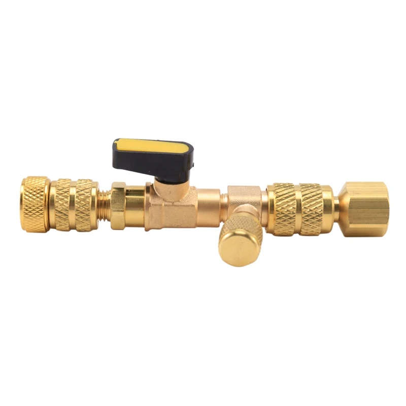 2X R410A R22 Dual Size SAE Port HVAC Valve Core Removal Installer Tool(No Gas Loss)