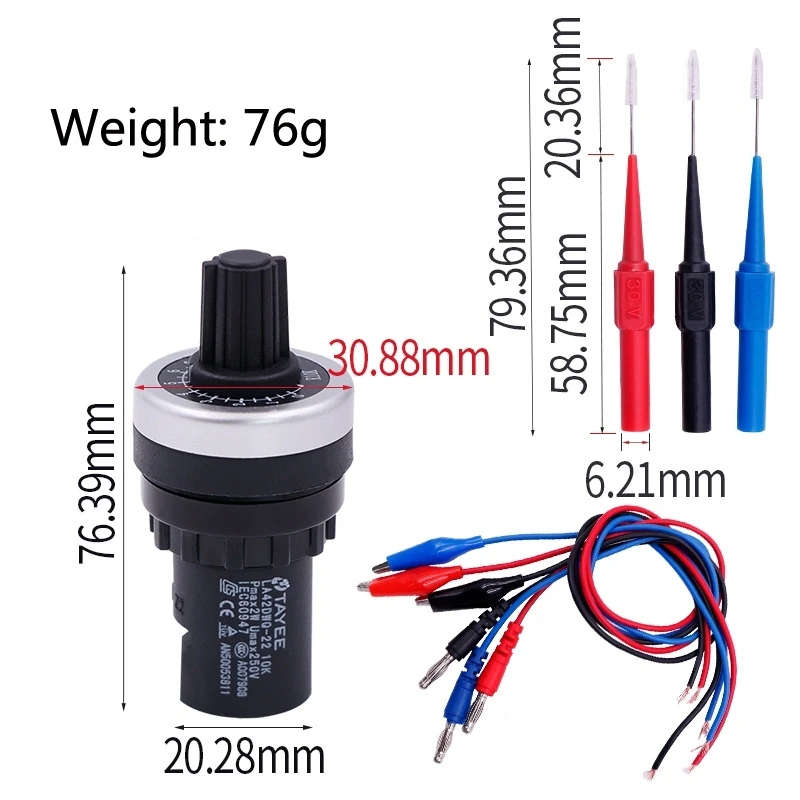 Car Sensor Signal Analog Generator Ambient/ Exhaust/ Liquid Temperature Sensor Potentiometer