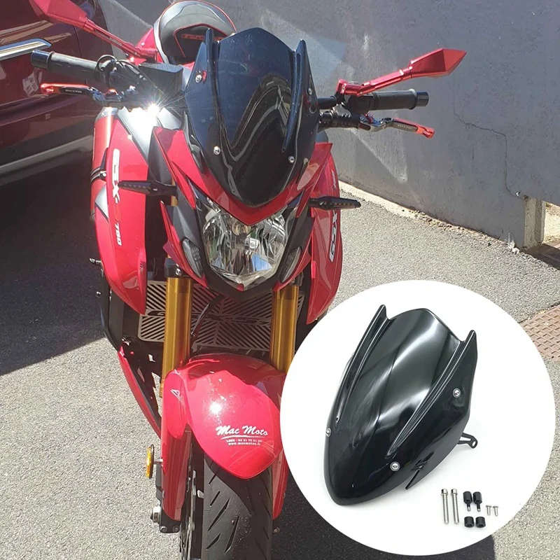 For Suzuki GSX-S750 GSXS750 GSXS 750 2017-2019 2020 2021 Windscreen Windshield Deflector