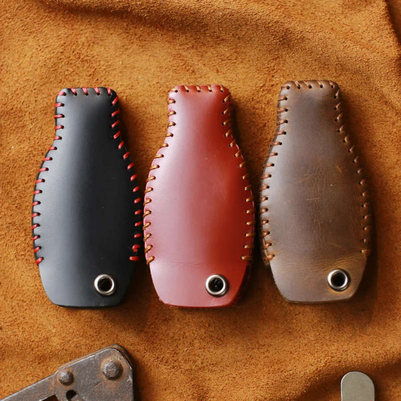 Car Key Bag Case Cover Key Holder Chain For Mercedes BENZ W203 W210 W211 W124 W202 W204 AMG