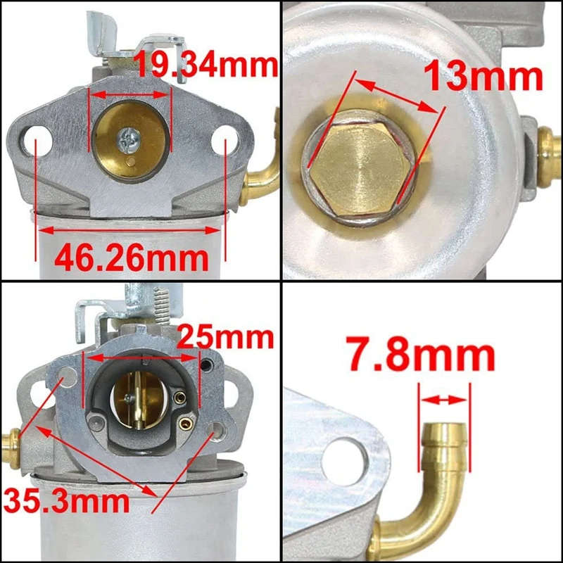 798653 Carburetor Kit for Briggs Stratton 696981 698860 694508 795069 698859 790180 790290