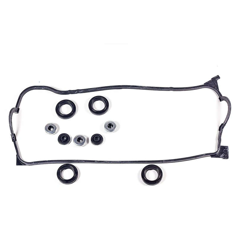 for Honda Civic Engine Valve Cover Gasket & Gromets & Spark Plug Tube Seals De Sol 1.6 SOHC