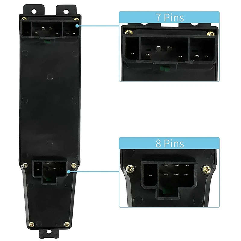 Power Window Switch Front Right Passenger Side/Door Lock Upgrade Version for 1997-01 Jeep Cherokee