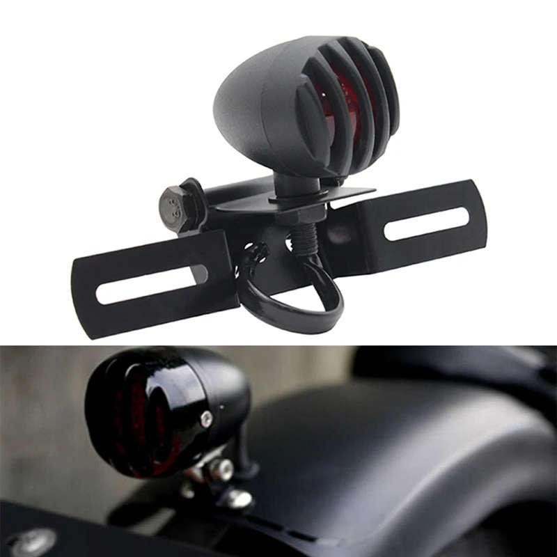 Motorcycle Taillight Red Brake Stop Running Light for Chopper Bobber Cafe Racer