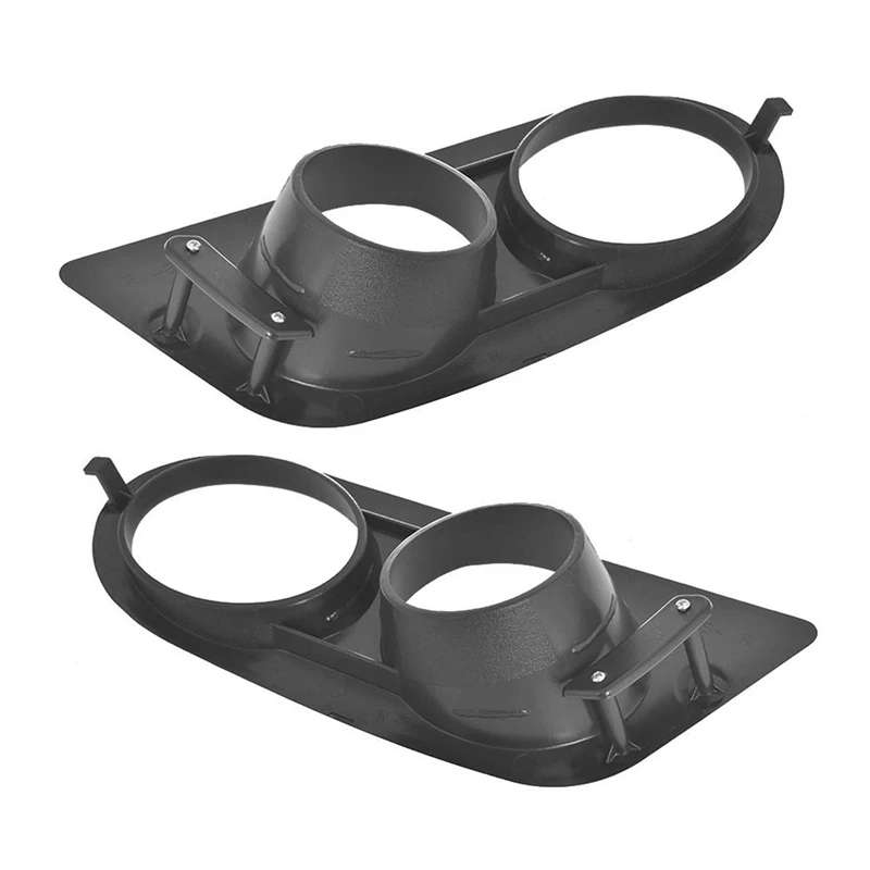 Front Bumper Fog Light Cover Grilles Replacement For 2001-2006 -BMW E46 M3 Left And Right Side