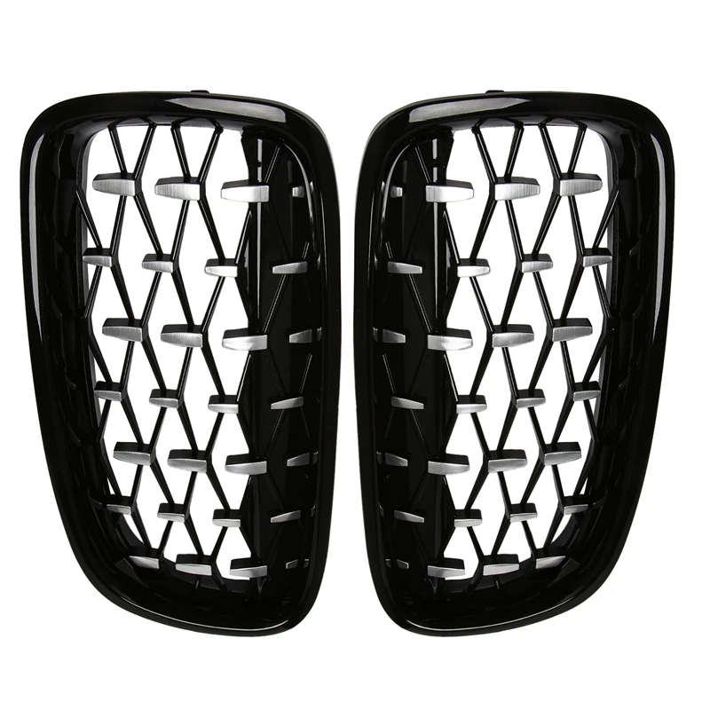 Car Front Bumper Grille Diamond Kidney Racing Grille Air Intake Grille for BMW 3 Series F30 F31