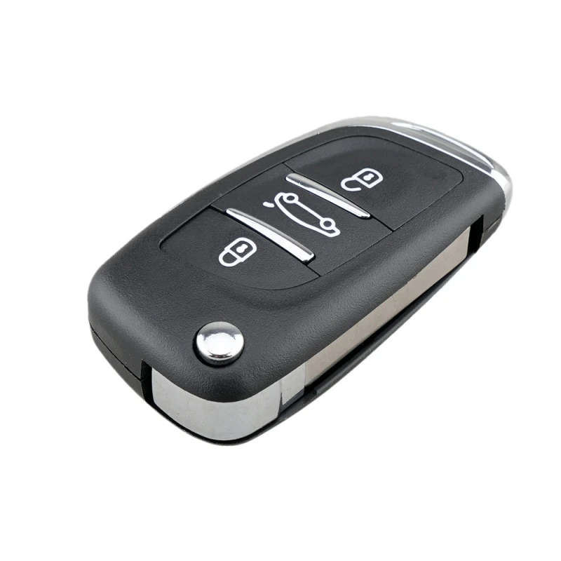 For PEUGEOT Car Keys Case Replacement 3 Buttons Auto Key Protective Shell