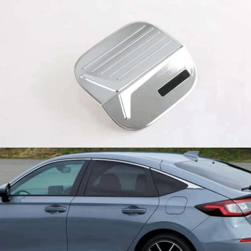 For 11Th Gen Honda Civic 2022 Car Gas Fuel Tank Cover Gas Tank Cap Decoration Trim Stickers
