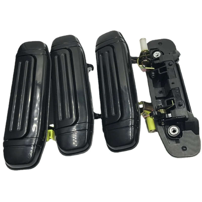 Black 4pcs full set car front rear Outer Door Handle for Mitsubishi Pajero Montero V31 V32 V33 V43