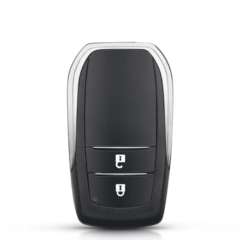 Remote Key Shell Case Fob For Toyota Fortuner Prado Camry Rav4 Highlander Crown Smart Keyless Case