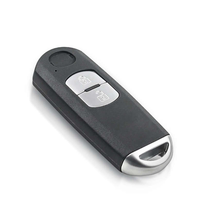 2 Buttons Smart Remote Key Shell Case Fob For Mazda CX-3 CX-5 Axela Atenza With Emergency Key Blade