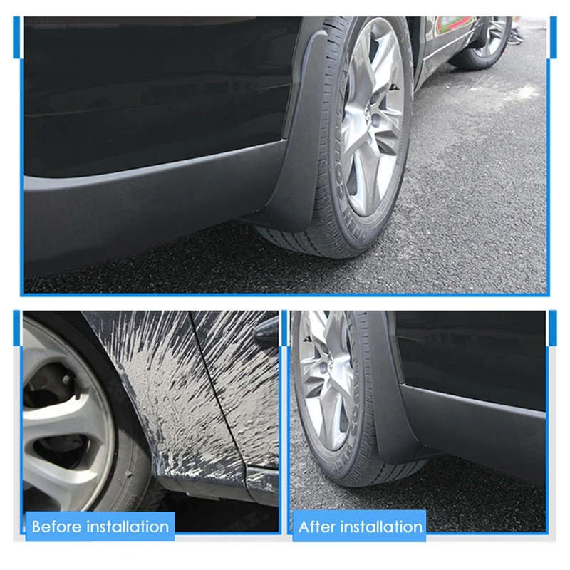 Car Mud Flap Front Rear Mudguard Splash Guards for Toyota Sienna 10-17