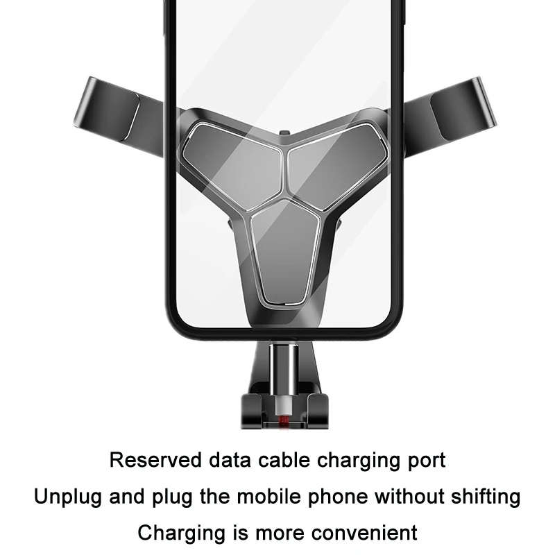 2 PCS Car Mobile Phone Navigation Gravity Bracket, For 4-7 Inch Phone