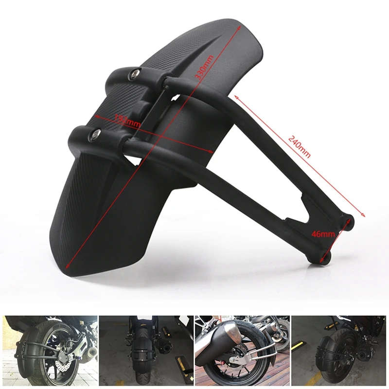 Motorcycle Wheel Rear Mudguard Fender Tire Splash Guard for Honda BMW- Ducati Kawasaki Yamaha