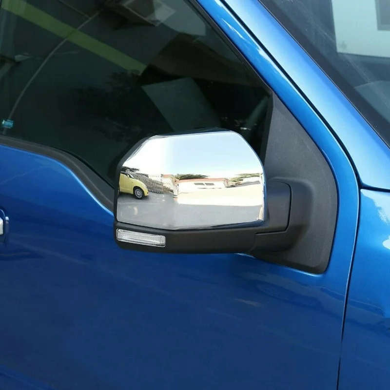 Car Rearview Side Mirror Cap for Ford F150 F-150 2015-19 Side Rear View Decoration Cover Trim