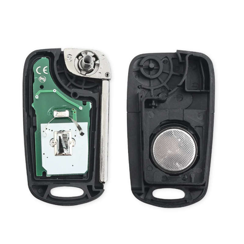 433 Mhz Flip Car Remote Key Fob ID46 Chip For Hyundai I20 I30 IX35 Avante