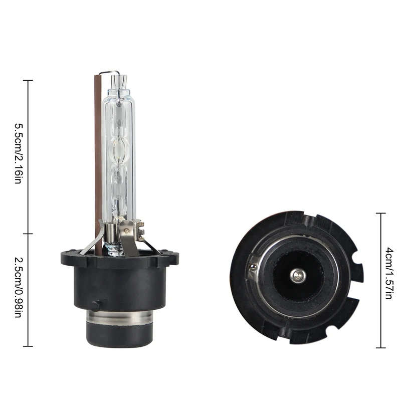D4S HID Bulbs, Xenon Headlight Replacement Bulb 35W High Low Beam for Toyota Lexus, Pack of 2