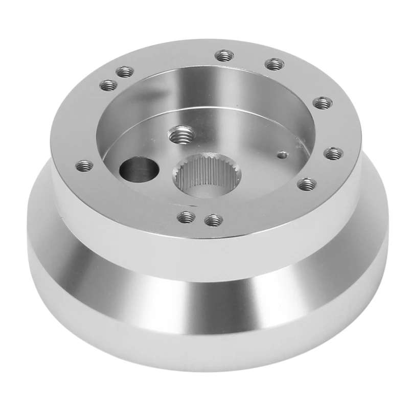 5 & 6 Hole Steering Wheel Polished Short Hub Adapter for Ididit, GM, Chevy