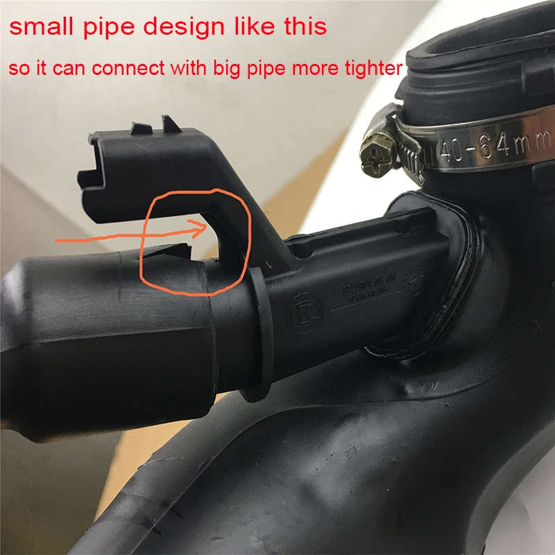 Turbocharger Air Pipe With Valve V763382280 For Peugeot 3008 408 508 1.6T Citroen C4L C5 DS