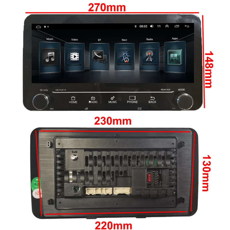 10.2 inch 2Din Android Car Radio Multimedia For Nissan Hyundai Kia Toyota LADA