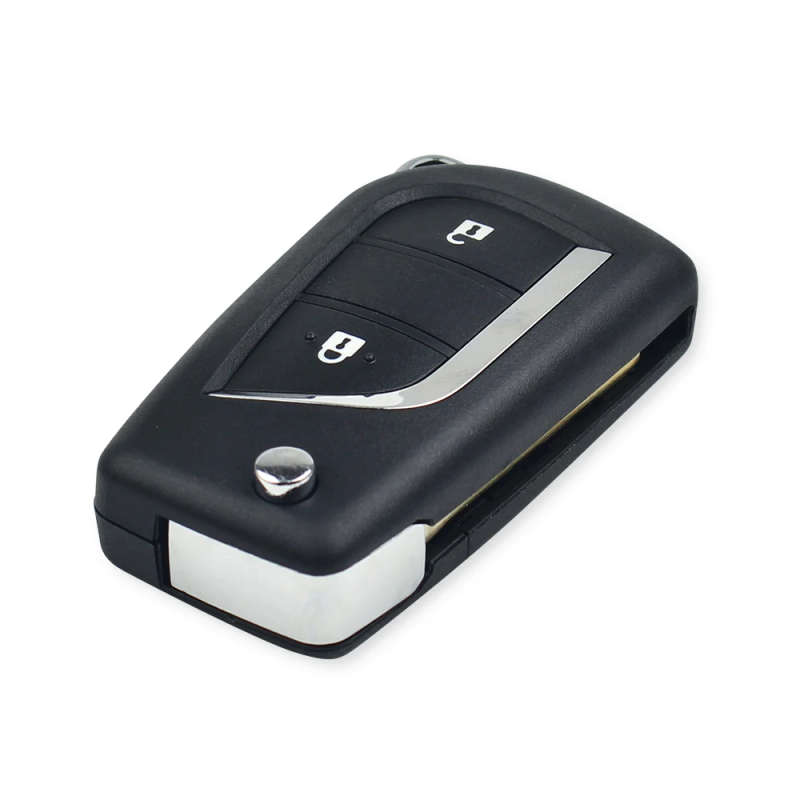 For Toyota Camry 2018-20 2 Buttons Remote Key Shell Auto Replacement Key Blank Cover Case
