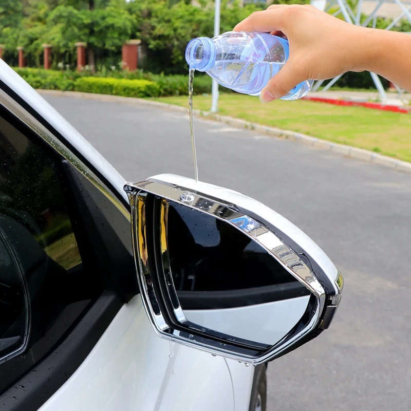 For Hyundai Tucson NX4 2021 2022 Car Side Rearview Mirror Rain Eyebrow Cover